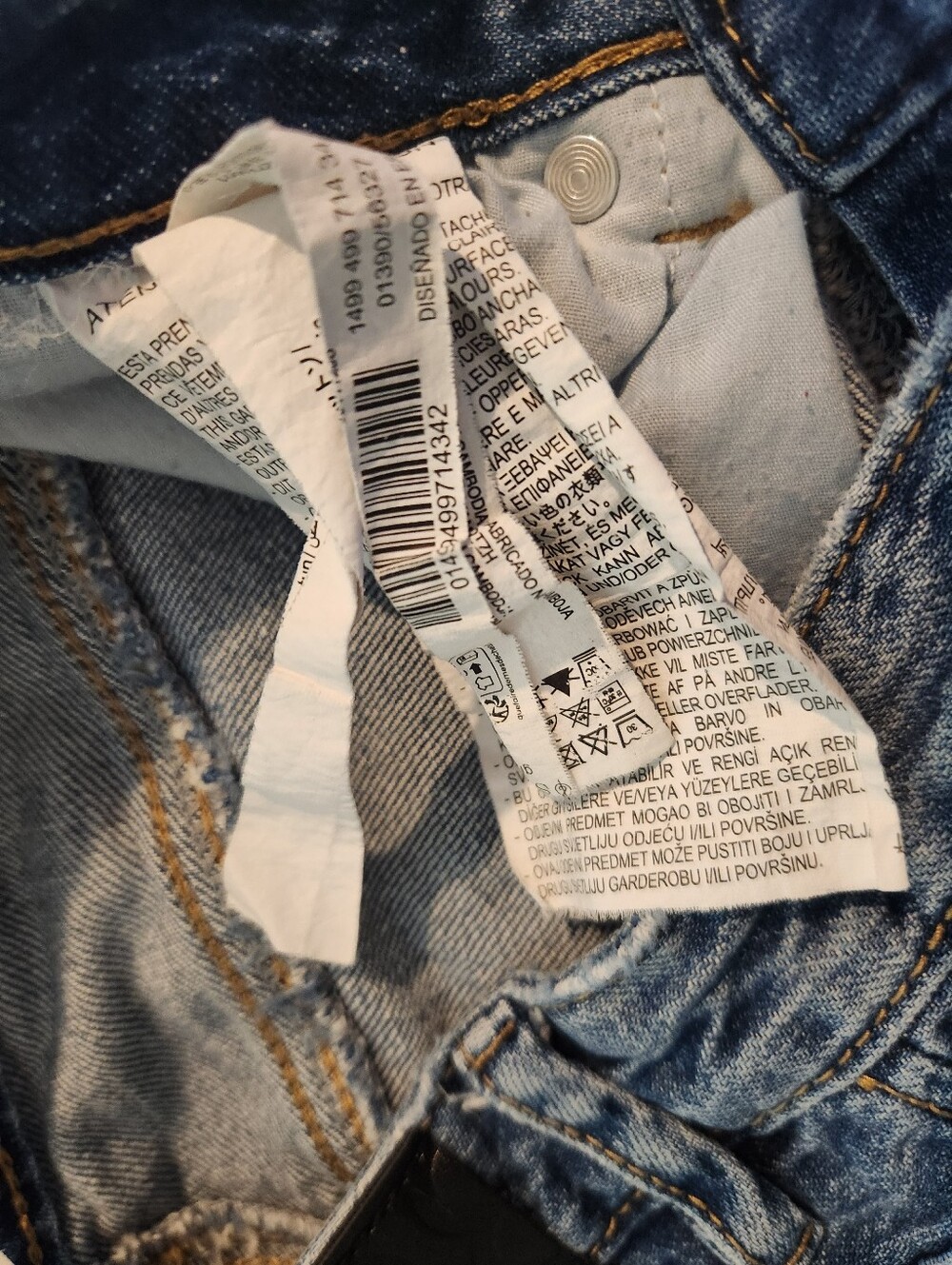 STARDIVARIUS HIGH RISE BOOT CUT JEANS, 2 - Picture 10 of 10